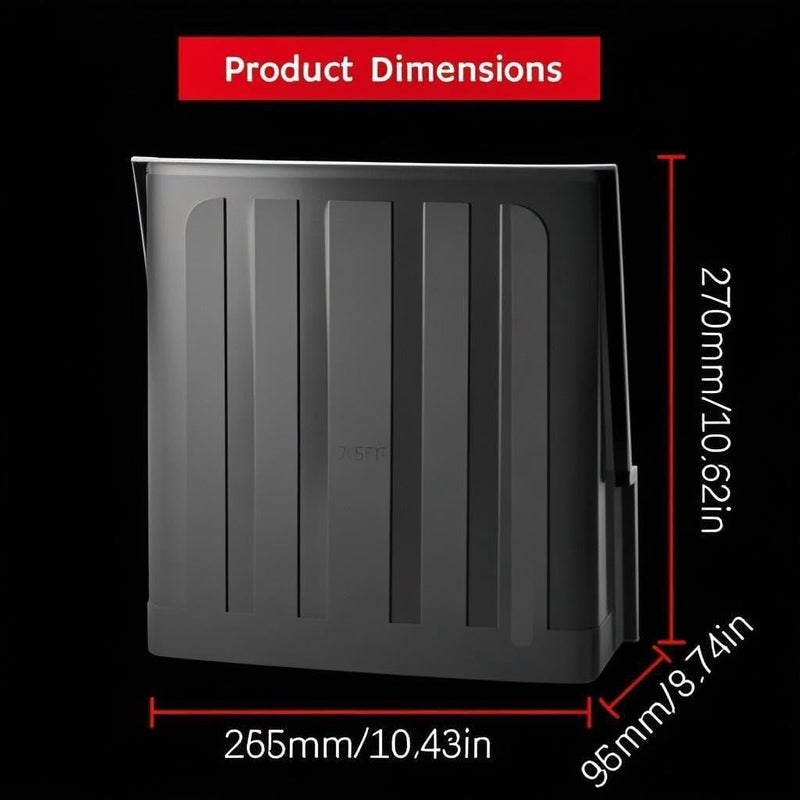 Coolotic Square Black CCTV Security Sun Rain Shade Camera Cover Shield Protective Roof for CCTV Outdoor Hikvision/Nest/Ring/Arlo/Dome/Bullet Surveillance Camera - Image 3